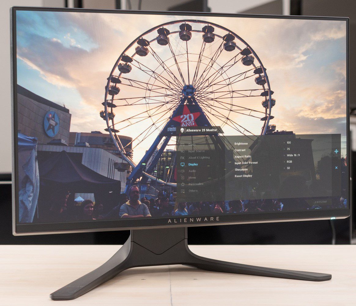 Monitor Gamer Alienware AW2521HF 240Hz G-Sync FreeSync WLED Full HD IPS 24,5″ na Amazon