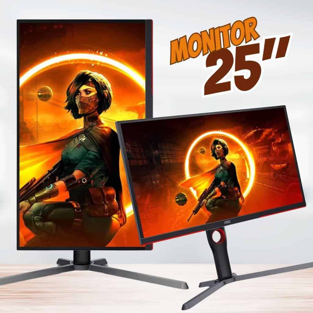 Monitor Gamer AOC DESTINY 25" 240Hz 0,5ms FreeSync Premium 25G3ZM na Amazon