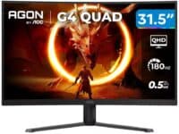 Monitor Gamer AOC Gaming 32" QHD 180Hz VA 0,5ms HDMI DisplayPort - Bivolt na Aliexpress