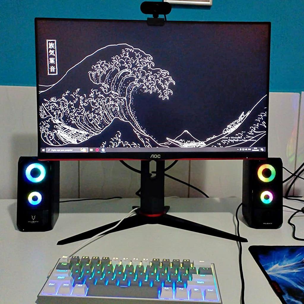 Monitor Gamer AOC Hero 24″ 144Hz IPS 1ms AMD FreeSync 24G2 na Amazon