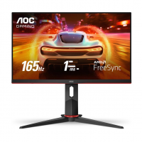 Monitor Gamer AOC Hero 24" 165Hz 1ms Ajuste De Altura 24G2S/BK na Amazon
