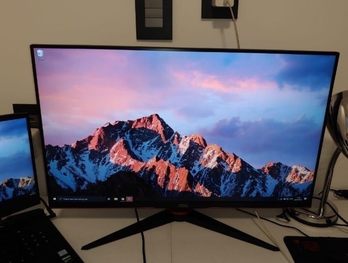 Monitor Gamer AOC Hero 27″ 144Hz IPS 1ms G-Sync Compatible 27G2, Preto, Grande na Amazon