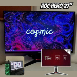 Monitor Gamer AOC Hero 27″ 165Hz 1ms Ajuste de Altura 27G2S/BK na Amazon