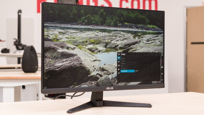 Monitor Gamer Asus TUF 24 Full HD, 165Hz, 1ms, IPS, HDMI e DisplayPort, FreeSync Premium, VESA, Som Integrado – VG249Q1A na KaBuM!