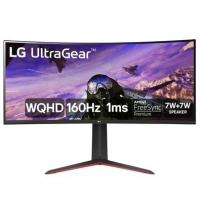 Monitor Gamer Curvo LG UltraGear LG 34", UltraWide, 160Hz, WQHD - 34GP63A-B na KaBuM!