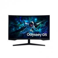 Monitor Gamer Curvo Samsung Odyssey G5, 32" QHD, 165Hz, 1ms, HDR10, Freesync, HDMI DP, Preto - LS32CG552ELMZD na KaBuM!