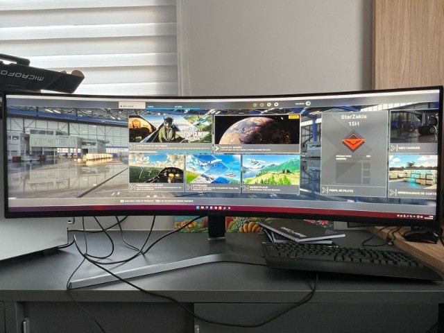 Monitor Gamer Curvo Samsung Odyssey Rg90 49 Dqhd  5120×1440 120hz na Submarino