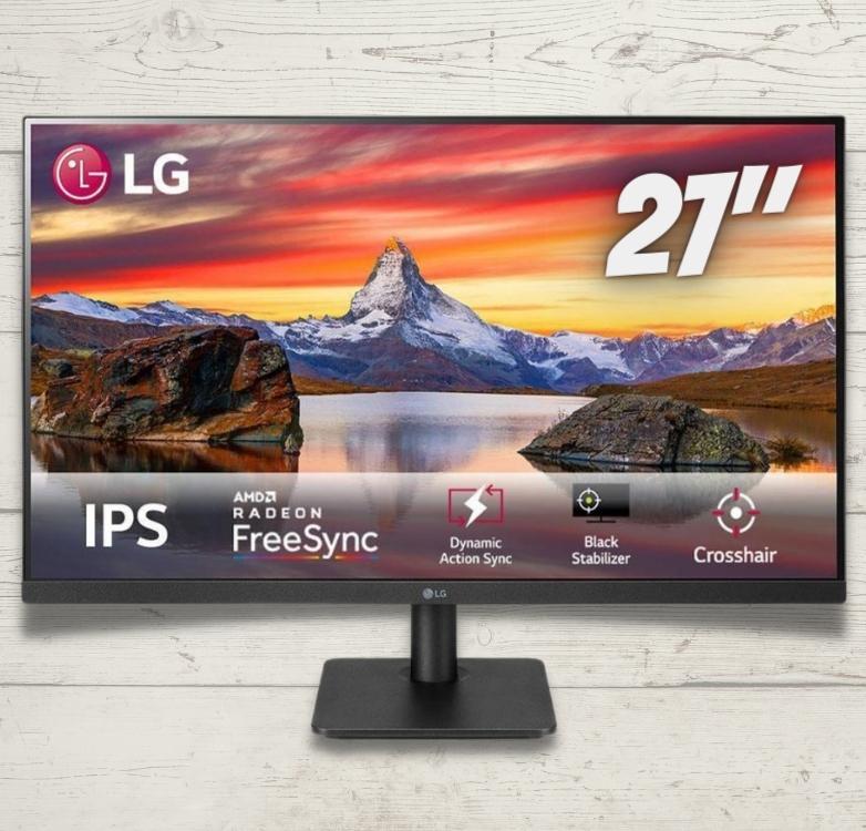 Monitor Gamer LG 27″ IPS Full HD 75hz Ajuste de Inclinação AMD Freesync Onscreen Control Bordas Finas – 27mp400-b.awzm – LG na Amazon