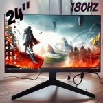 Monitor Gamer LG UltraGear 24” IPS, Full HD, 180Hz na Amazon