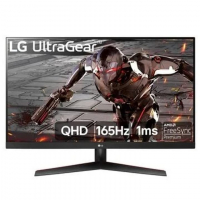 Monitor Gamer LG UltraGear 32", 165Hz, QHD, 1ms, DisplayPort E HDMI, 95% SRGB, FreeSync Premium, HDR 10, VESA, Preto - 32GN600-B na KaBuM!