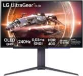 Monitor Gamer LG UltraGear OLED – Tela OLED 27”, QHD, HDR400 True black, 1.5M:1, 240Hz, 0,03ms (GtG), NVIDIA G-SYNC, AMD FreeSync Premium Pro – 27GS95QE-B na Amazon