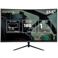 Monitor Gamer Mancer Valak Z180H, 24 Pol. VA, Curvo, FHD, 1ms, 180Hz na Amazon