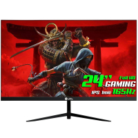 Monitor Gamer Ninja Tenseigan, 24 Pol, Full HD, IPS, 1ms, 165Hz, FreeSync, HDR, HDMI/DP, Black, MGN-006-24B na Terabyte Shop