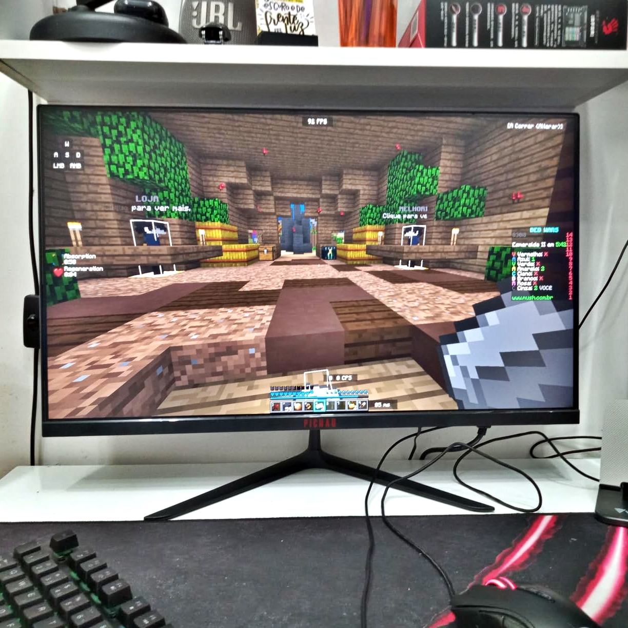 Monitor Gamer Pichau Athen V3 Pro | 23.8 Pol | IPS | FHD | 1ms | 144Hz | HDMI/VGA | PG-ATH24V3P-BL02 na Amazon