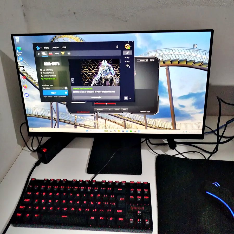 Monitor Gamer Samsung 24″ FHD,100 Hz, HDMI, VGA,Preto, S3 LS24D300GALMZD na Amazon
