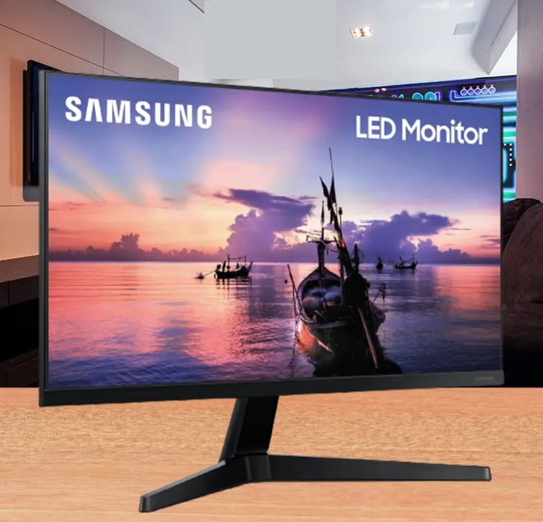 Monitor Gamer Samsung 24″ FHD,75Hz, HDMI, VGA,Freesync, Preto, Série T350 na Amazon