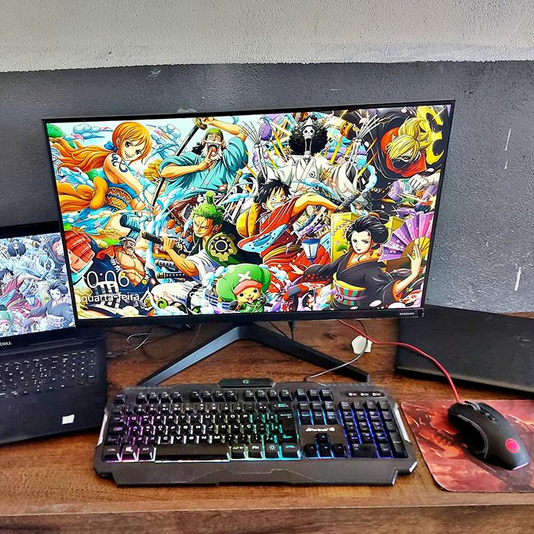 Monitor Gamer Samsung 27″ FHD, 75Hz, HDMI, VGA, Freesync27″ – LF27T350FHLMZD na Magazine Luiza