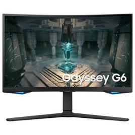 Monitor Gamer Samsung Odyssey G6 Curvo 27 LED 2K QHD 240 Hz 1ms HDMI e DisplayPort HDR FreeSync Premium - LS27BG650ELXZD na KaBuM!