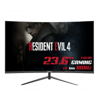 Monitor Gamer SuperFrame Precision, 23.6 Pol, Curvo, Full HD, 1ms, 180Hz, 99% SRGB na Terabyte Shop