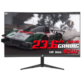 Monitor Gamer SuperFrame Precision Ultra 23,6" CURVO Full HD FreeSync/G-Sync 1ms 165Hz HDMI/DP SFP2412 FHD na Terabyte Shop