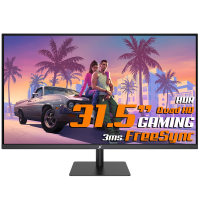 Monitor Gamer SuperFrame Precision Ultra, 31.5 Pol, E-LED, Quad HD, IPS, 75Hz, HDR, 100% SRGB, FreeSync na Terabyte Shop