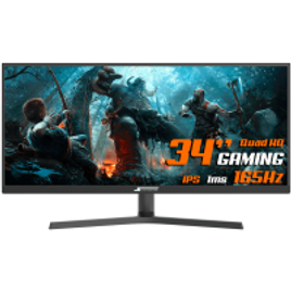 Monitor Gamer SuperFrame Vision Ultra 34" UltraWide Quad HD Painel IPS G-Sync/FreeSync 1ms - SFV3415 na Terabyte Shop