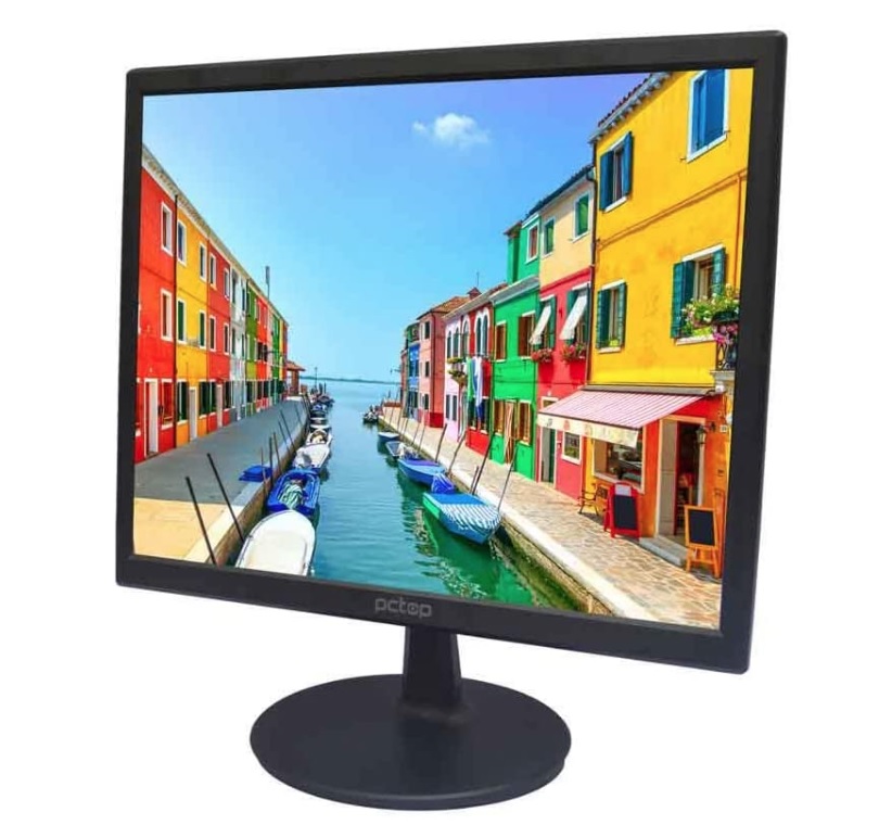 Monitor PCTOP 19″ 60Hz Hd 1440 X 900 5Ms Led Widescreen Vga Hdmi Furação Vesa Bivolt – Mlp190Hdmi Preta na Amazon