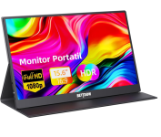 Monitor Portátil Conectado Com USB C Dupla/HDMI, IPS Extensor De Tela para Notebook com VESA e Funda Inteligente magnético, Plug and Play na Amazon
