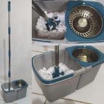 Mop Giratório Duas Águas, Balde 3 litros com cesto Inox , MOP7504, Flash Limp na Amazon