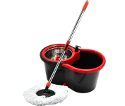 Mop Giratorio Duo – Dois baldes com Centrífuga de Aço Inox – Balde de Enxague com 7L – Powermaid na Amazon