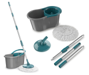 Mop Giratório Fit, Balde 8 litros, limpa, centrifuga, lava e seca, MOP5010, Flash Limp na Amazon
