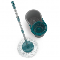 Mop Giratório Fit, Balde 8 Litros, Limpa, Centrifuga, Lava E Seca, MOP5010, Flash Limp na Amazon