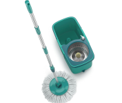 Mop Giratório Pró duas águas, balde com 9 litros, Cesto Inox e Divisor de água – Flash Limp na Amazon