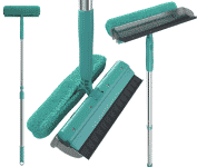 Mop Limpa Vidros 2 em 1 com cabo extensível, MOP6071, Flash Limp na Amazon