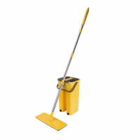 MOP Rodo Flat Lava E Seca Com Refil E Balde 6 Litros 4 Peças LITH-LT6002T na Loja do Mecânico