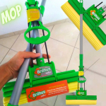 Mop Sek+ com Cabo Retrátil, Cor Verde com Amarelo, Linha Brilhus, Bettanin. na Amazon