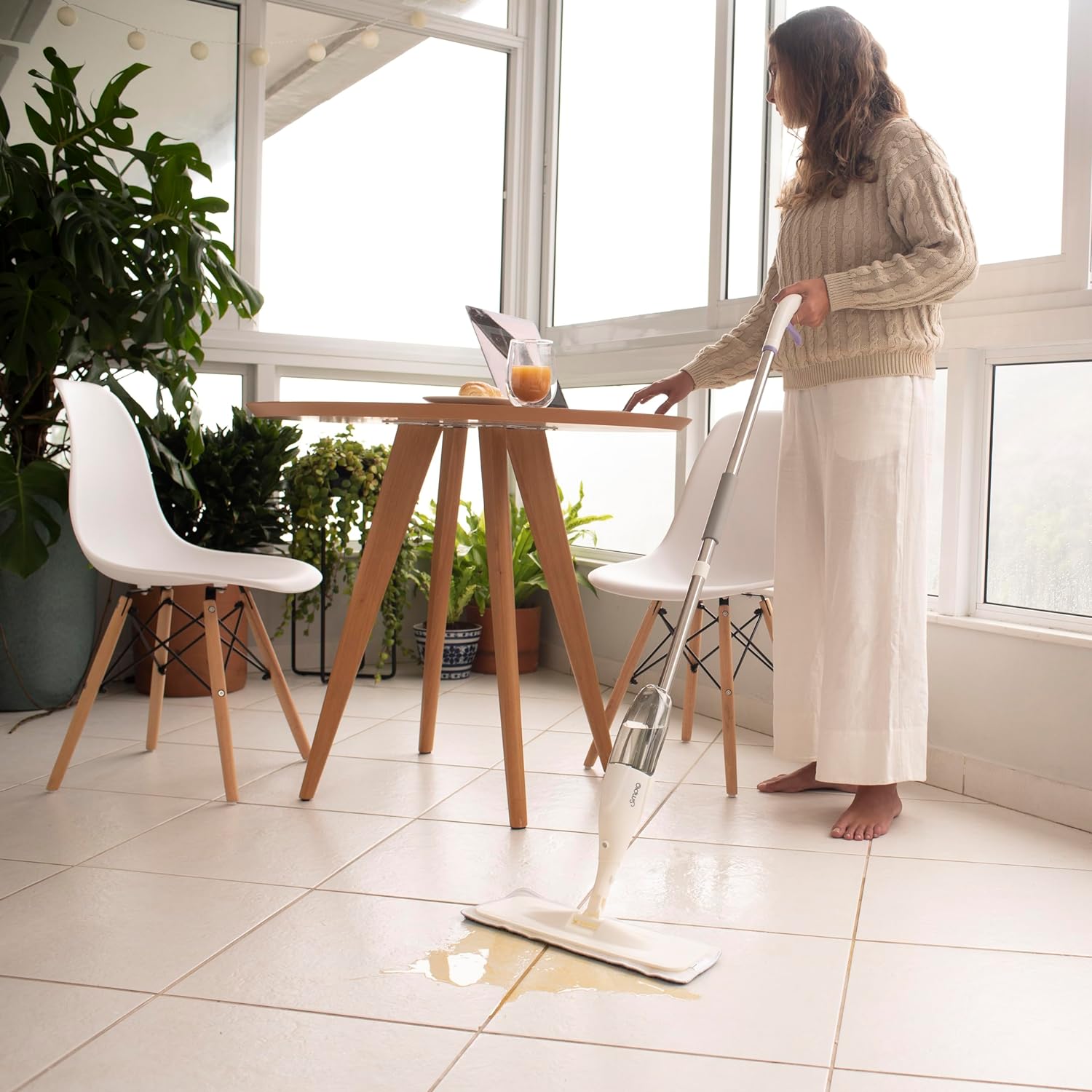 Mop spray com gatilho e dispenser – Simplo na Amazon