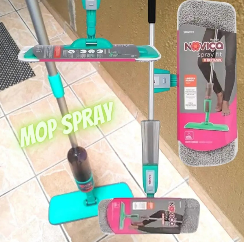 Mop Spray Slim com reservatório, Noviça na Amazon