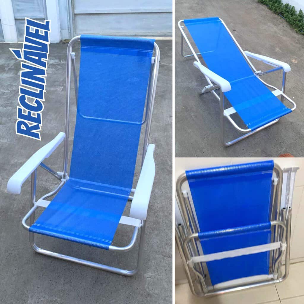 Mor - Cadeira Reclinável Alumínio 8 Posições na Amazon