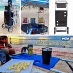Mor - Carrinho De Praia Com Avanço Preto na Amazon