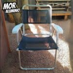 Mor – Cadeira Master Alumínio Tela Sannet Azul na Amazon