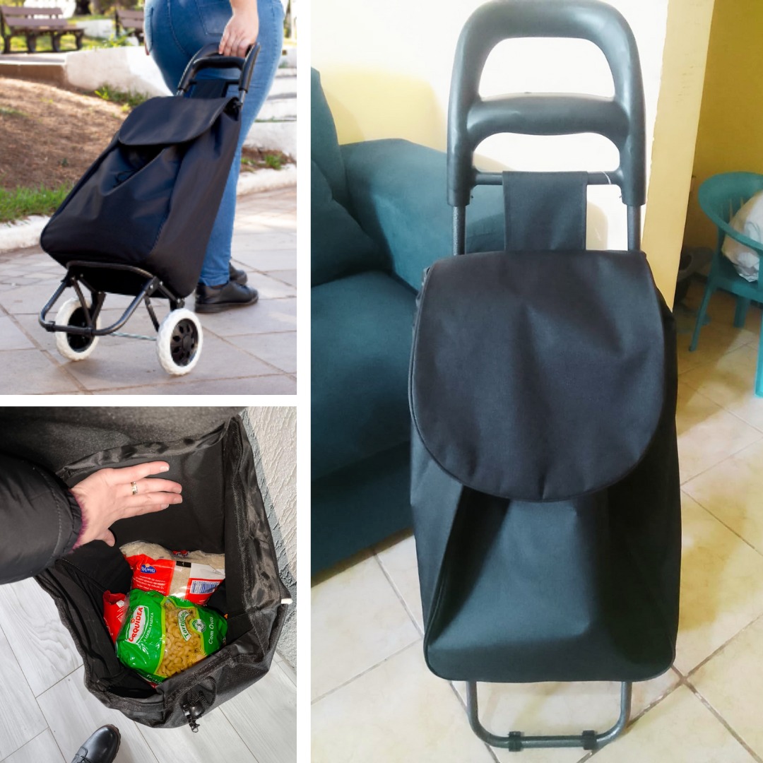 Mor – Carrinho De Compras Leva Tudo Bag To Go Preto na Amazon