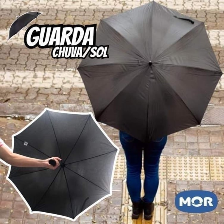 Mor – Guarda-Chuva Paráguas Preto na Amazon