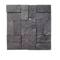 Mosaico Em Pedra Natural Diversos 30x30cm Preto na C&C
