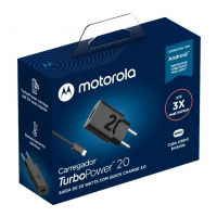 Motorola, Carregador Turbo Power 20W, Cabo 1 Metro, Porta USB-A, Cabo USB-C na Amazon