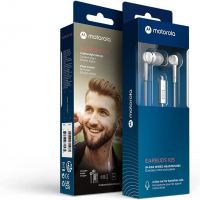 Motorola, Earbuds 105, Fone De Ouvido Com Microfone, Branco na Amazon