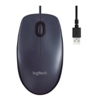 Mouse Com Fio USB Logitech M90 Com Design Ambidestro & Facilidade Plug And Play na KaBuM!
