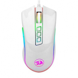 Mouse Gamer Redragon Cobra RGB 7 Botões 10000DPI Lunar White - M711W na KaBuM!
