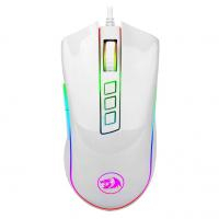 Mouse Gamer Redragon Cobra, RGB, 7 Botões, 10000DPI, Lunar White na Amazon