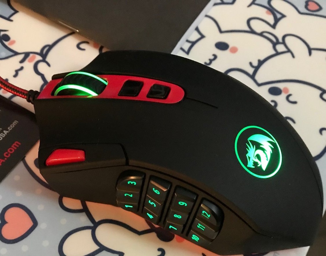 Mouse Gamer Redragon Perdition 3 Preto RGB 18 Botões Programáveis M901-2, Preto e Vermelho na Amazon